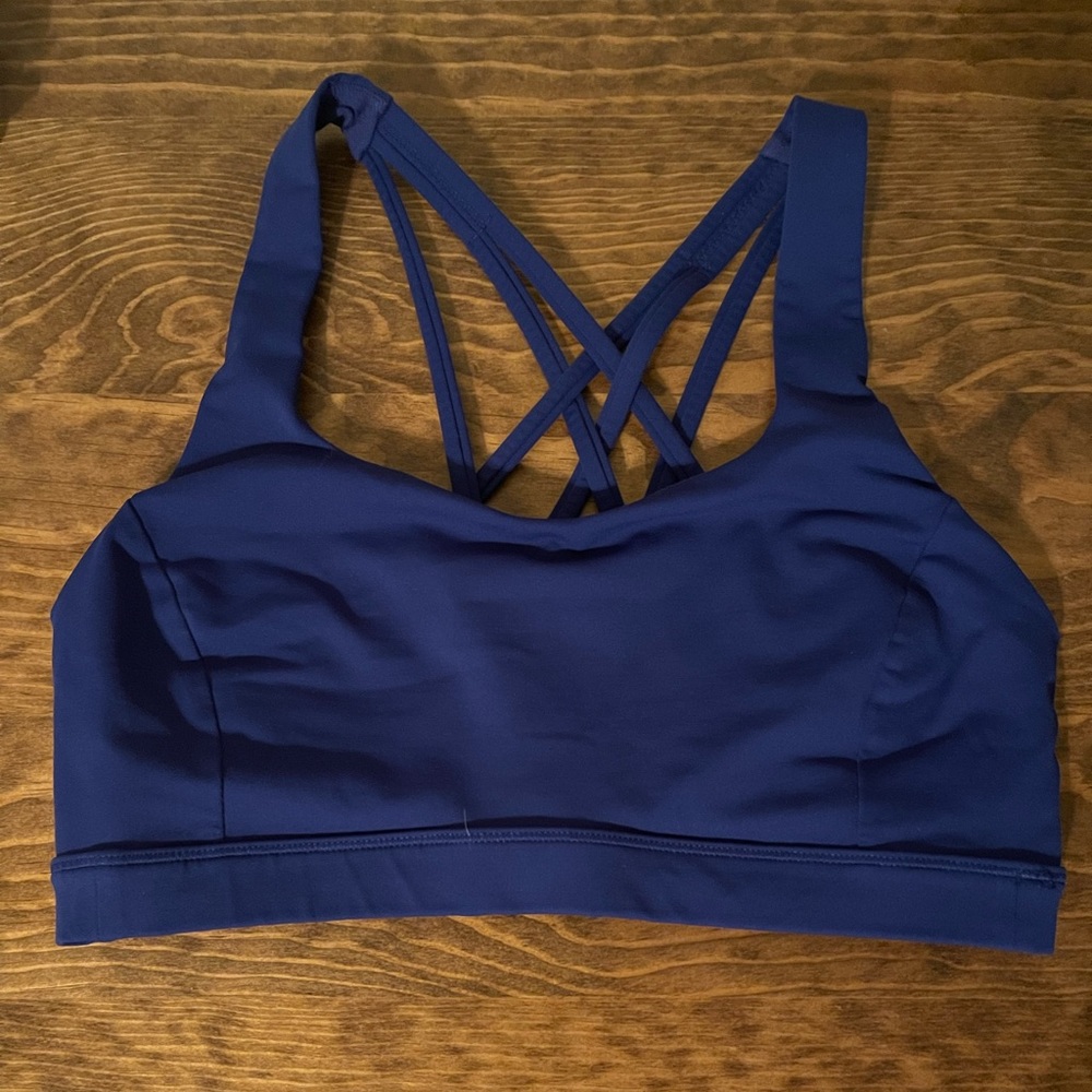 Royal Blue Lululemon Free to be Serene bra